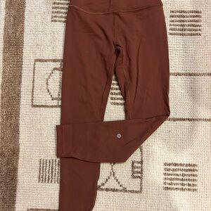Lululemon Athletica Brown Wunder Train Leggings